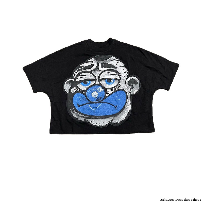 Billionaire Cartoon Trendy Brand Black T-shirt