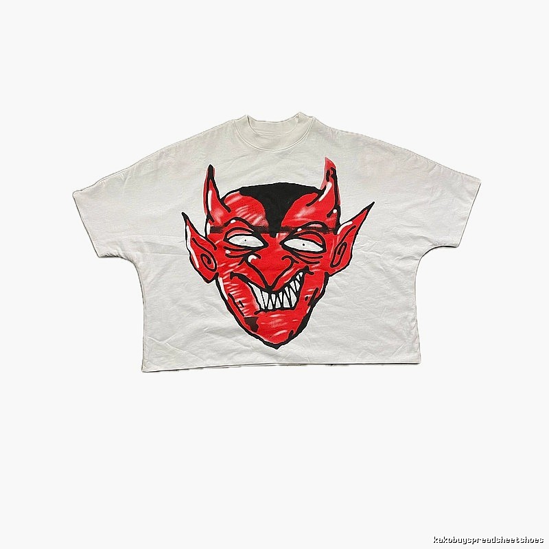 Billionaire Devil Print White T-shirt