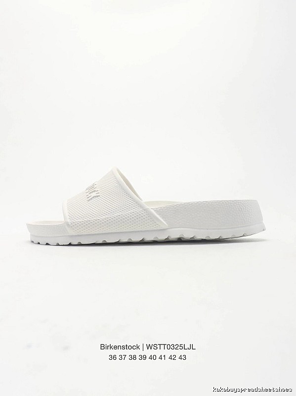 Birkenstock Minimalist Casual Style White Slide Sandals