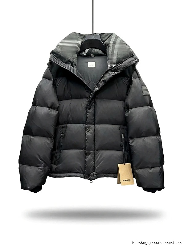 Black fashionable down jacket of Balenciaga