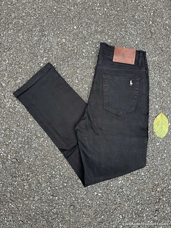 Black RalphLauren Slim Logo Pants - Everyday Edit