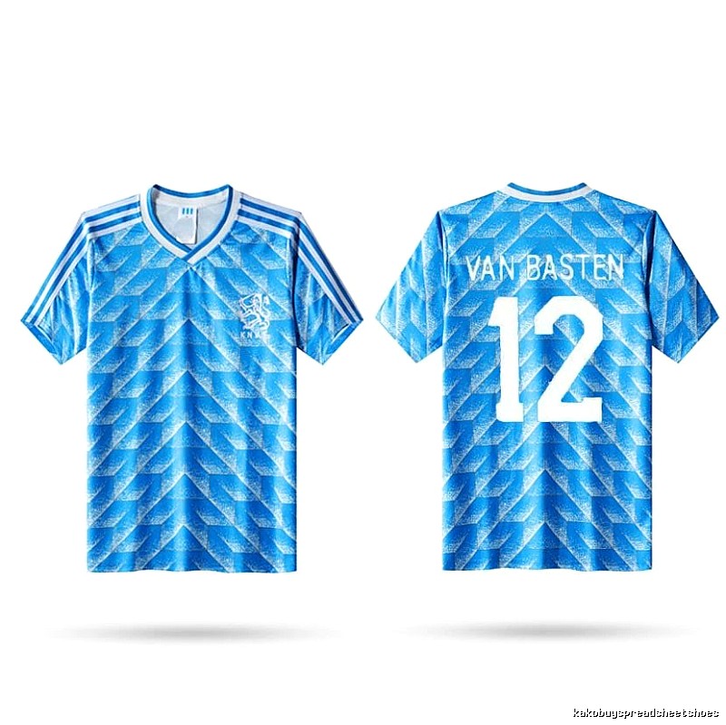 Brazil Logo Detail Soccer jersey Blue Brazil Football with Functional Detail