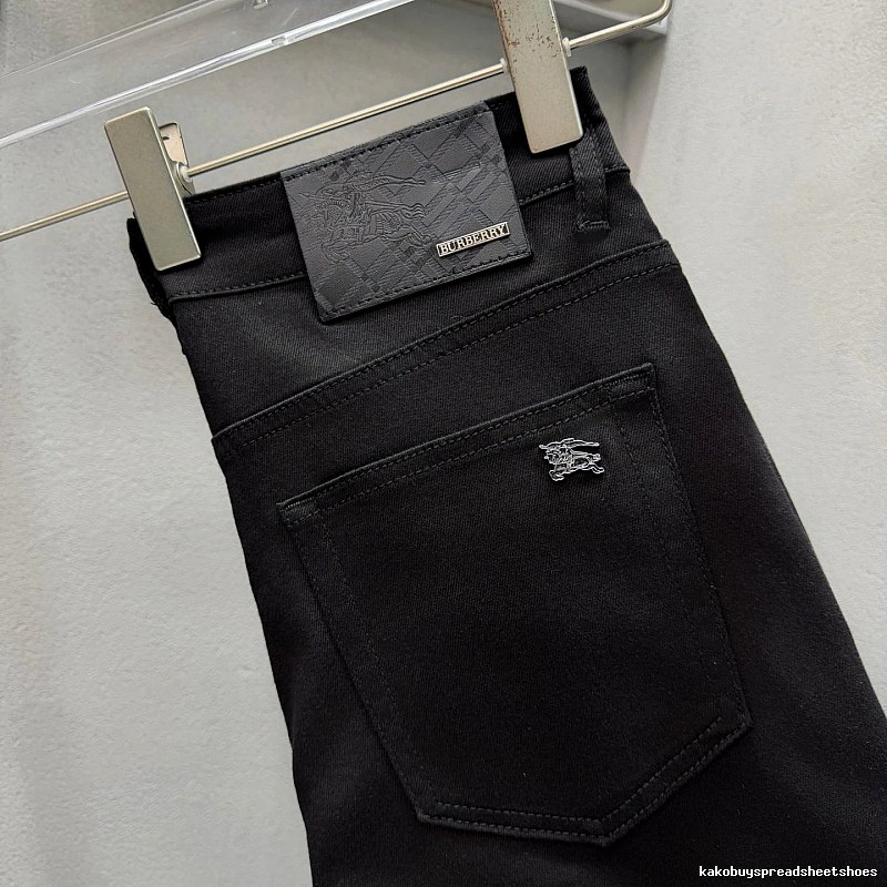 Burberry Logo Jeans - Tonal Knight Emblem And Branded Back Patch Style Edit