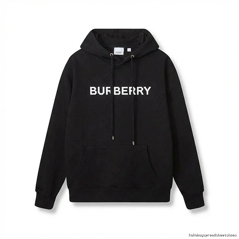 Burberry pixel-style black sweatshirt