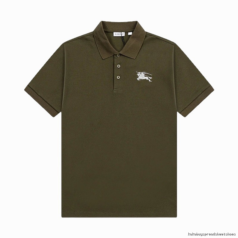 Burberry's retro-style polo shirt with the knight logo