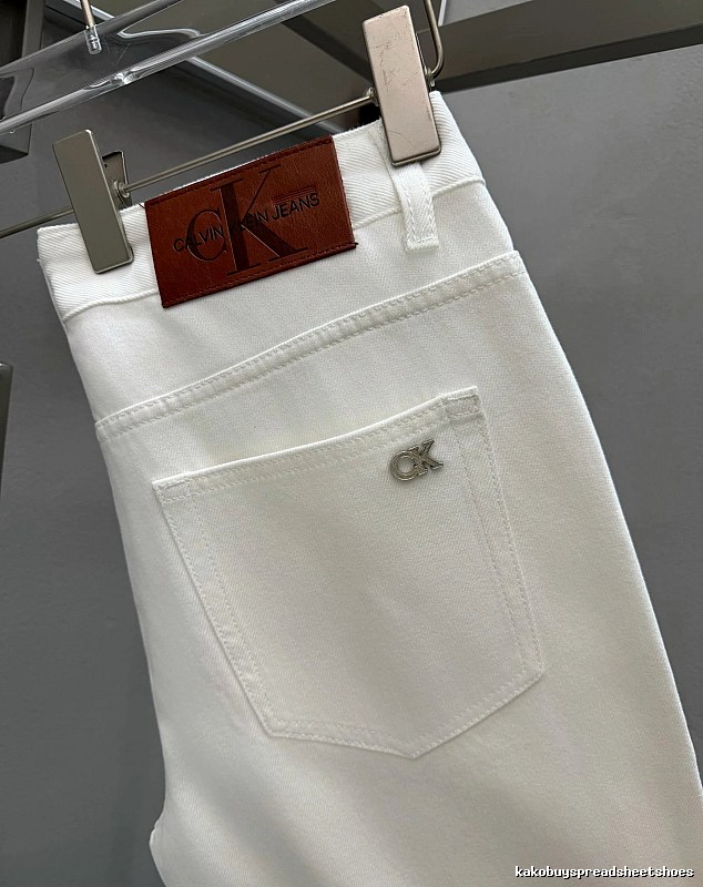 Calvin Klein Logo Jeans Wardrobe Edit in White