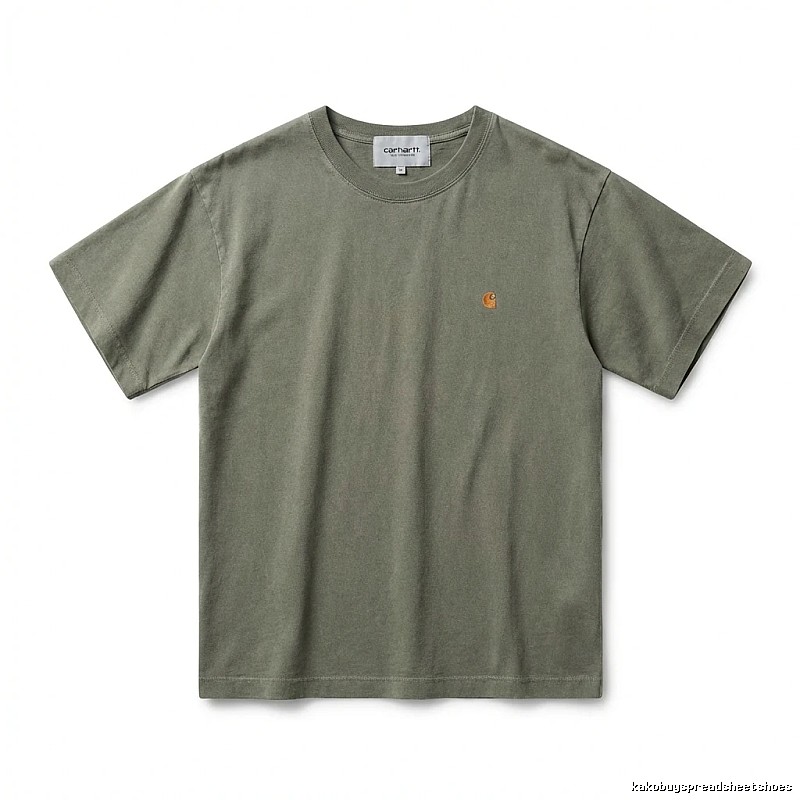 Carhartt basic retro style olive green T-shirt