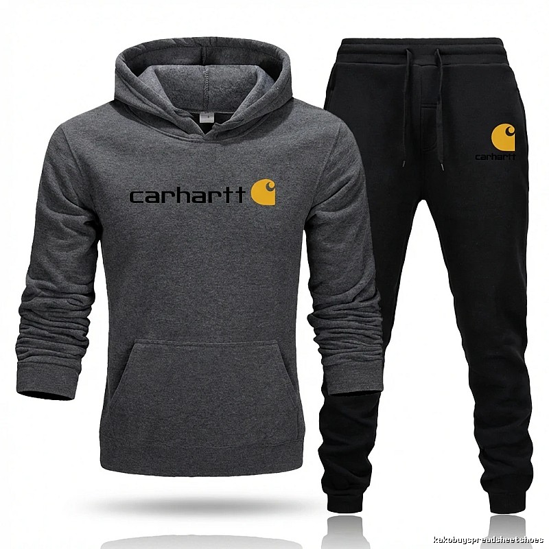 Carhartt Casual Gray-Black Sportswear Set