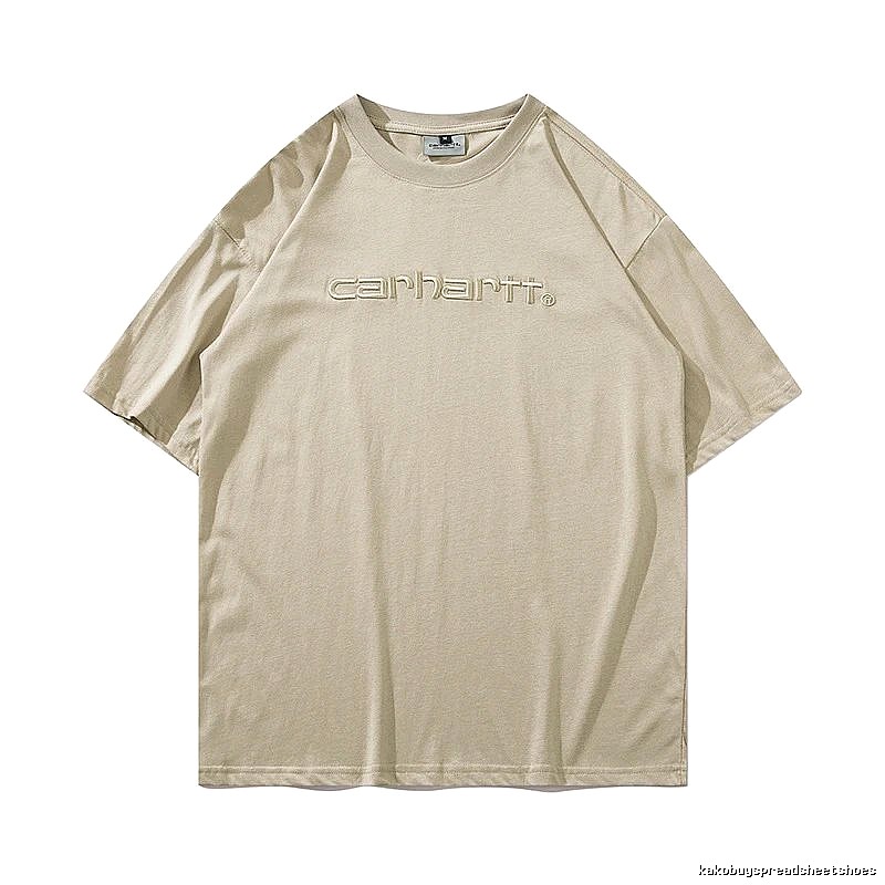 Carhartt Casual Logo T-shirt Light Blue Subtle for Streetwear Looks