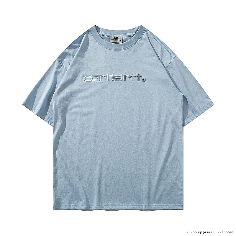Carhartt Classic Logo T-shirt Light Blue Subtle for Daily Styling