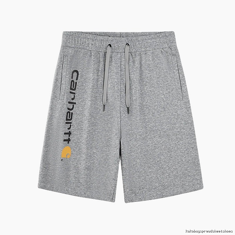 Carhartt Letter Print Casual Gray Shorts