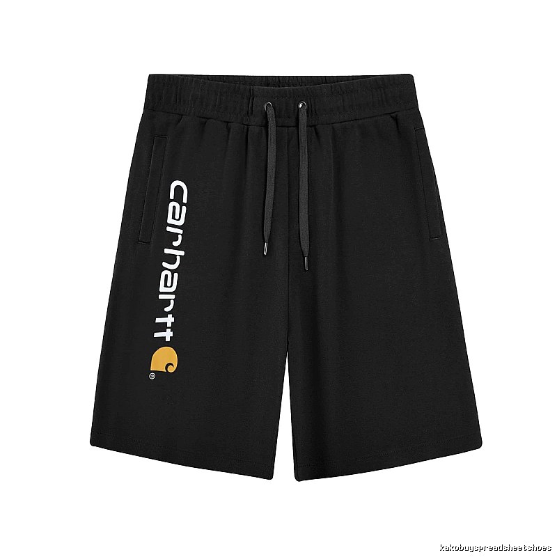 Carhartt Letter Print Street Style Black Shorts