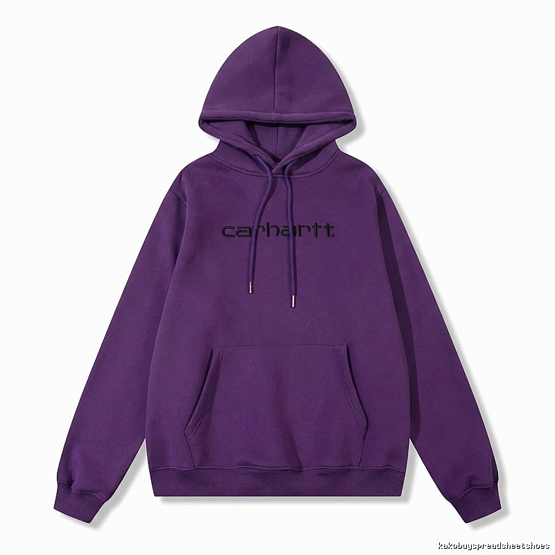 Carhartt simple-style purple sweatshirt