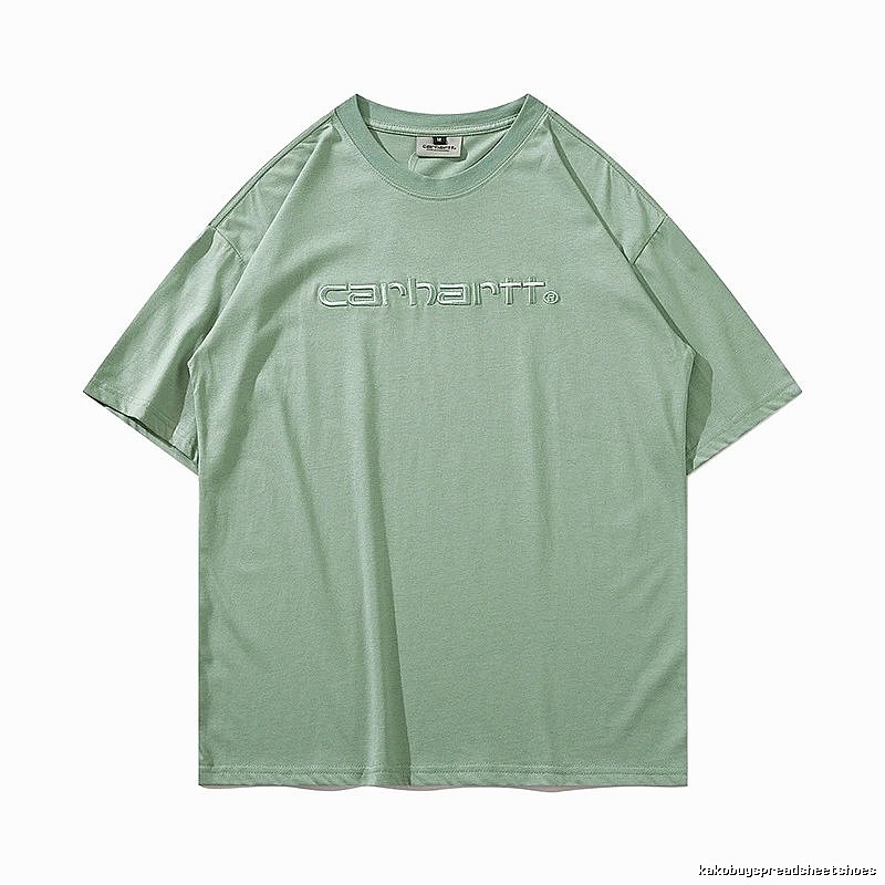 Carhartt Travel Logo T-shirt Light Blue Subtle with Modern Look