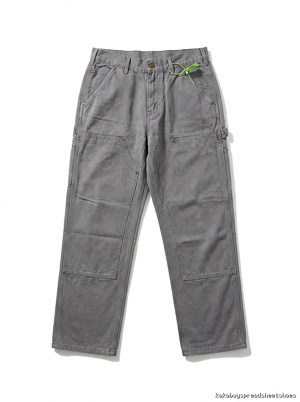 Carhartt workwear style cement gray long pants