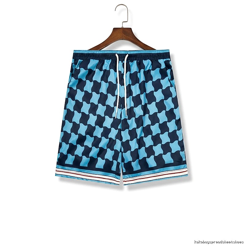 Casablanca checkerboard-style shorts
