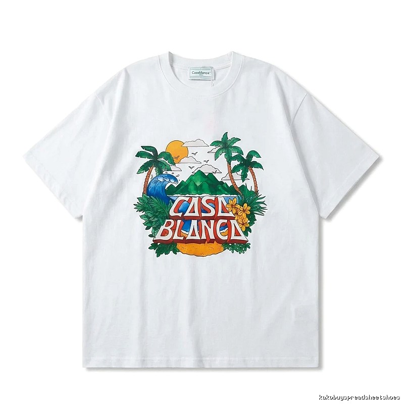Casablanca Resort Style White T-shirt