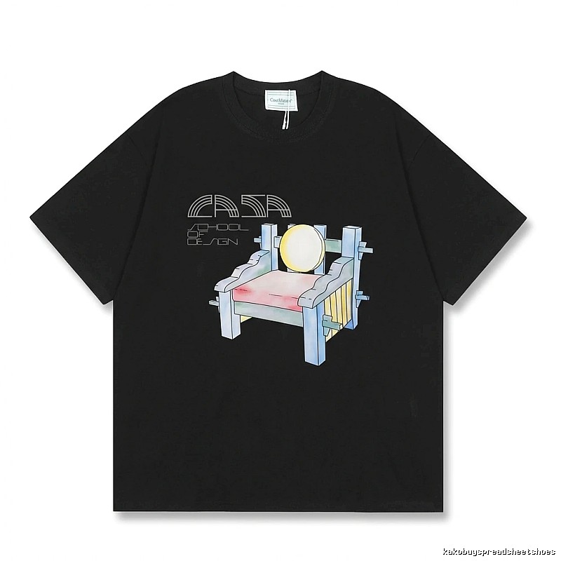 Casablanca retro style black T-shirt