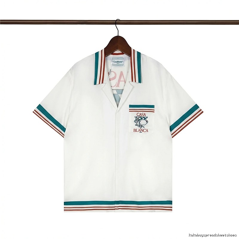 Casablanca retro-style white shirt