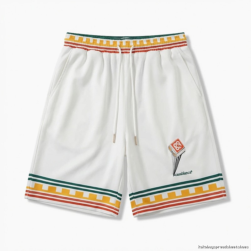 Casablanca retro style white shorts