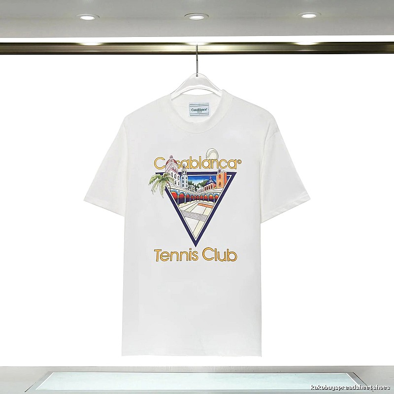 Casablanca retro style white T-shirt