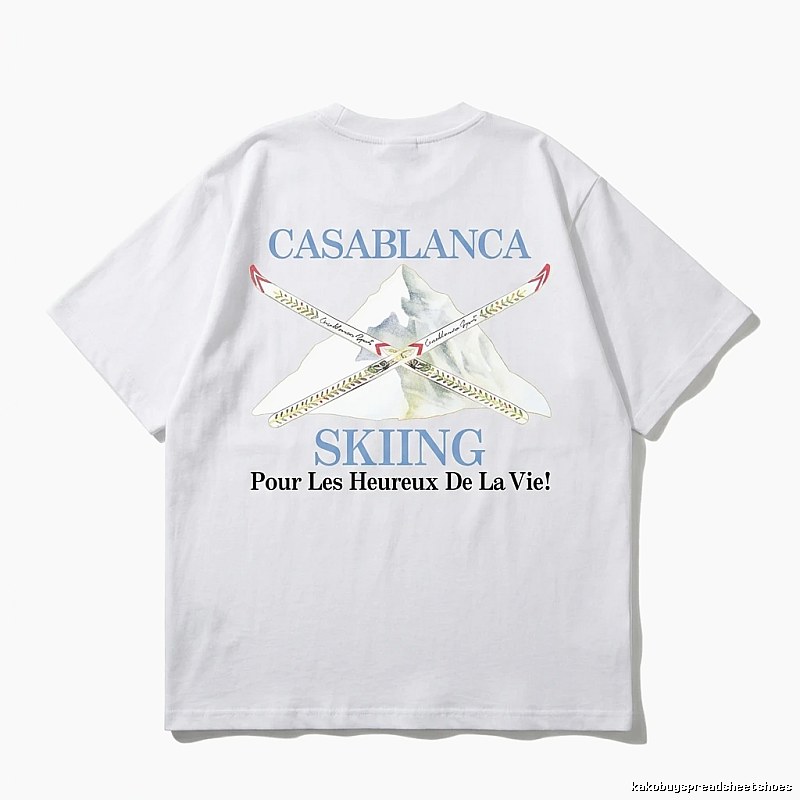 Casablanca Ski Style White T-shirt