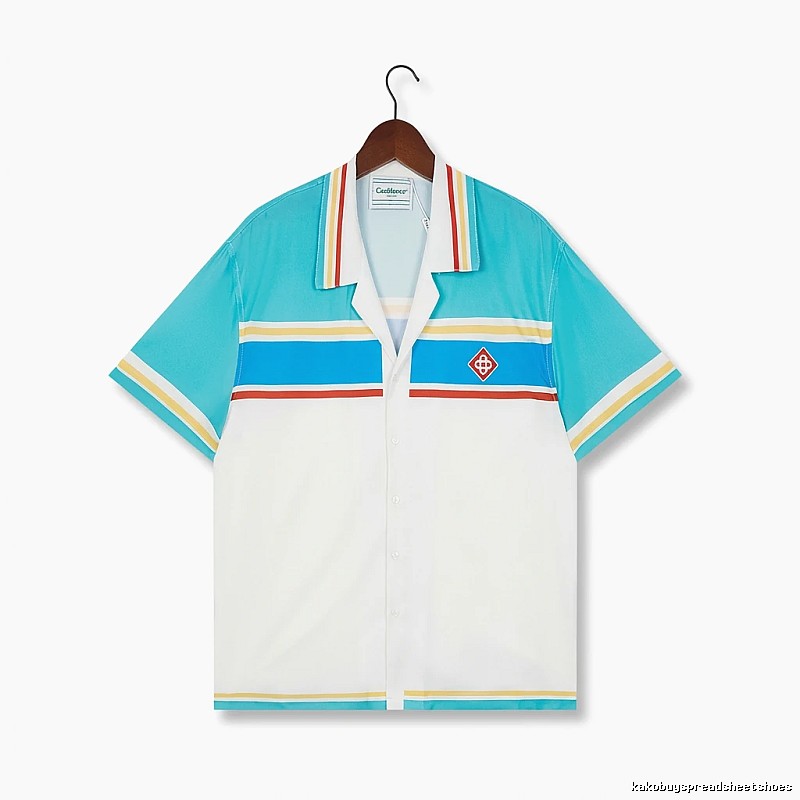 Casablanca striped retro-style shirt