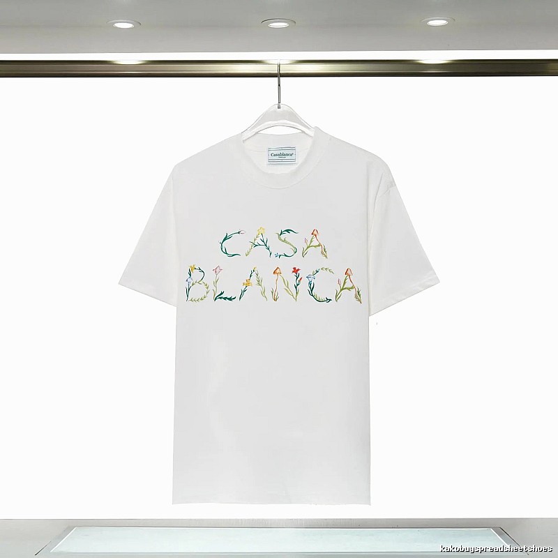 Casablanca - style printed white T - shirt