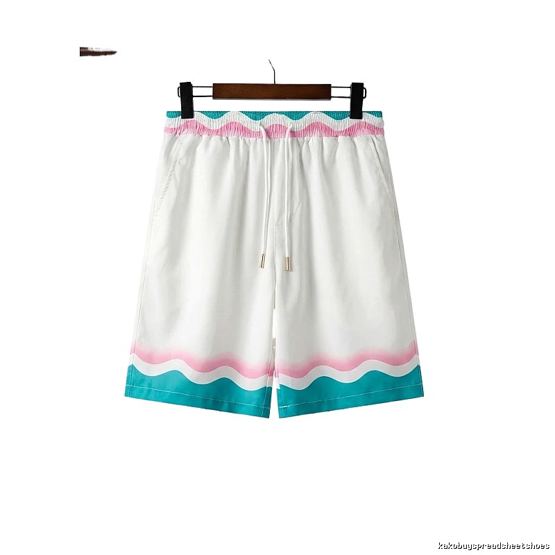 Casablanca Wave Pattern Casual Shorts
