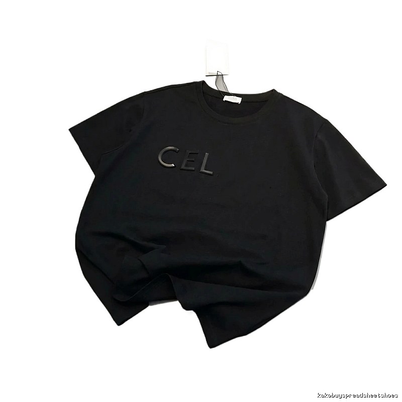 CELINE minimalist black T-shirt