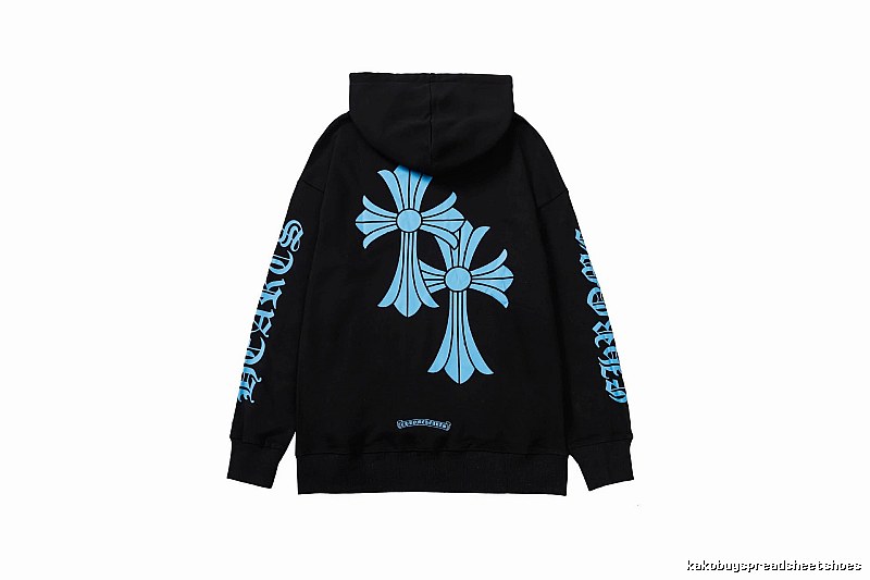 Chrome Hearts 2088-15 Black Cross Graphic Hoodie Daily Styling