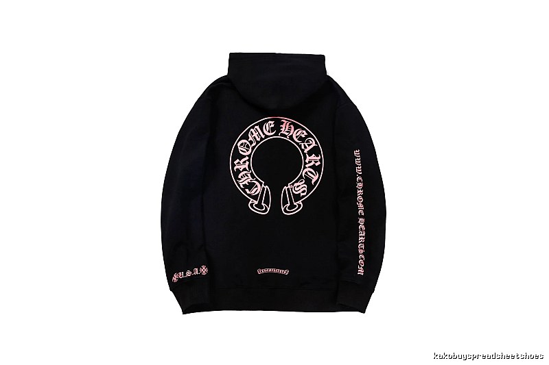 Chrome Hearts 2088-76 Black Cross Graphic Hoodie Commuter Look