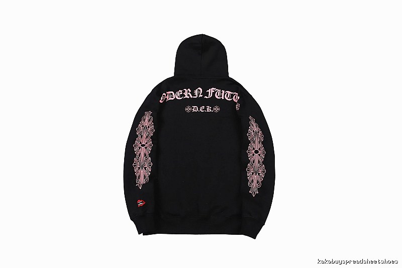 Chrome Hearts 2088-80 Black Cross Graphic Hoodie Statement Graphic