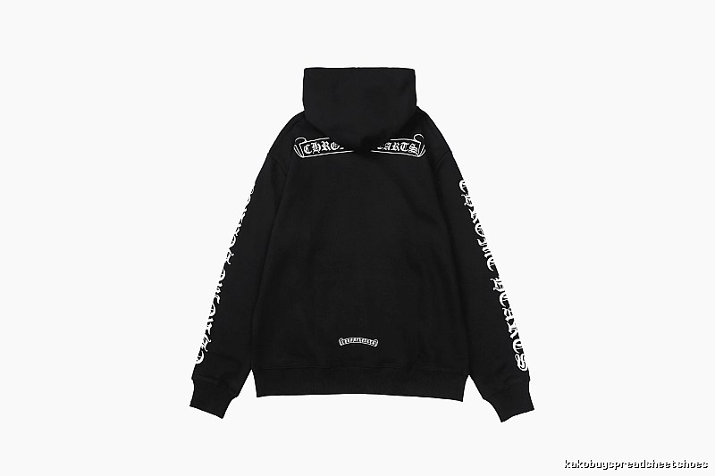 Chrome Hearts 2088-96 Black Cross Graphic Hoodie Airport Outfit