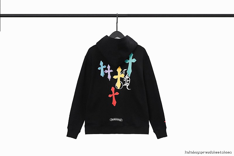 Chrome Hearts 2089-57 Black Cross Graphic Hoodie Bold Graphic