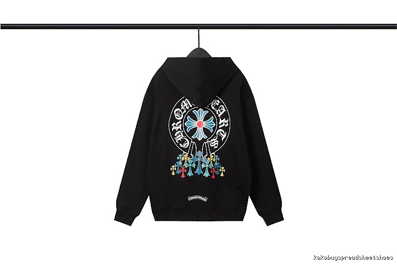 Chrome Hearts 2089-73 Black Cross Graphic Hoodie Visual Accent
