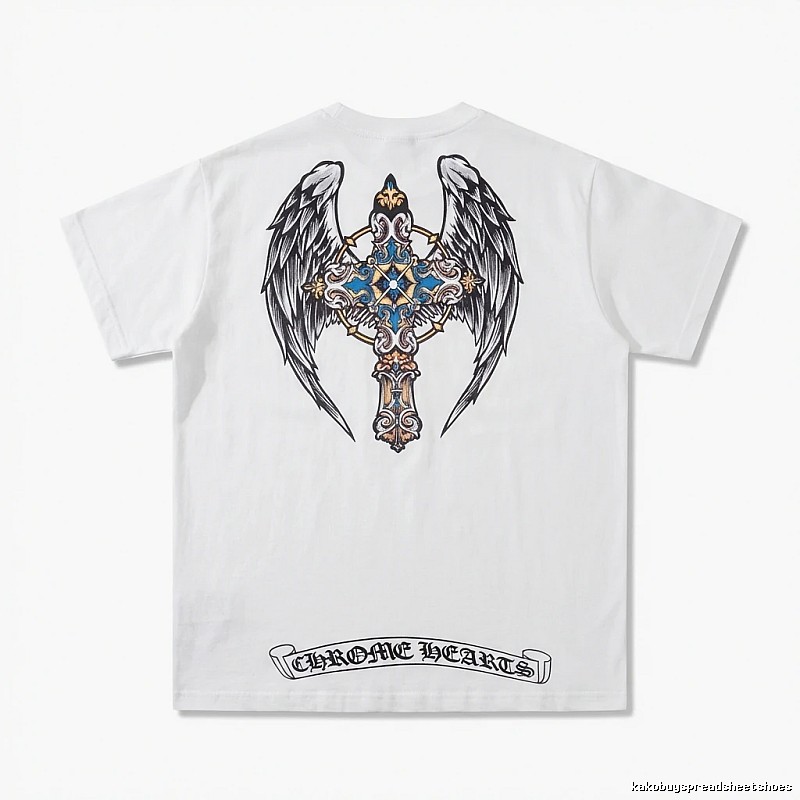 Chrome Hearts Angel Cross White T-shirt