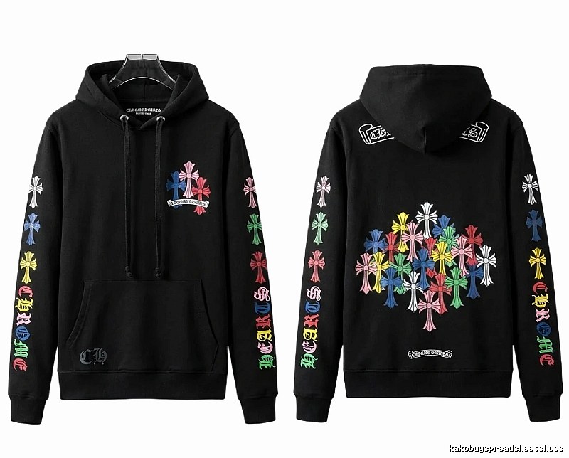 Chrome Hearts Colorful Cross Hoodie