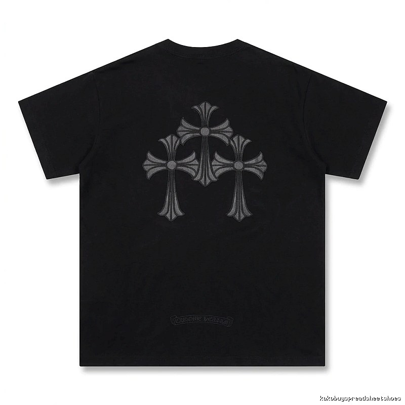 Chrome Hearts Cross Print Black T-shirt
