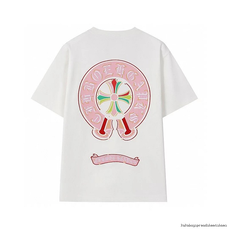 Chrome Hearts Cross Print Street Style Off-white T-Shirt