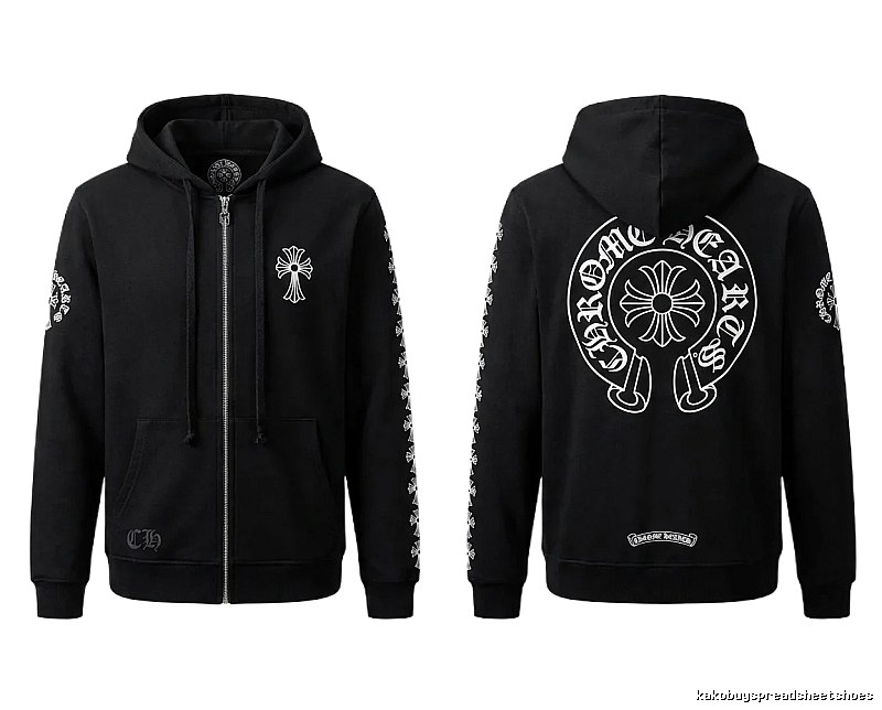 Chrome Hearts Cross Trendy Cool Black Sweatshirt