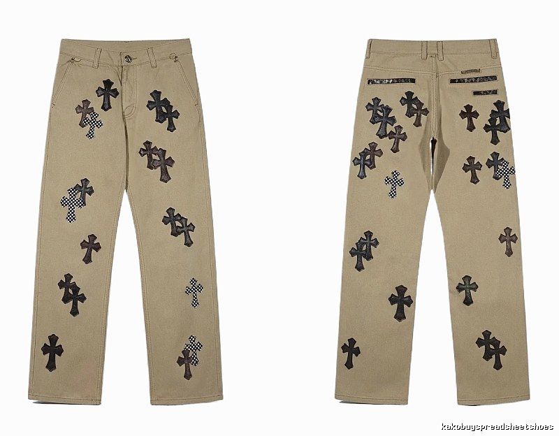 Chrome Hearts Cross Vintage Khaki Pants