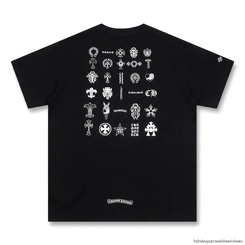 Chrome Hearts dark style black T-shirt