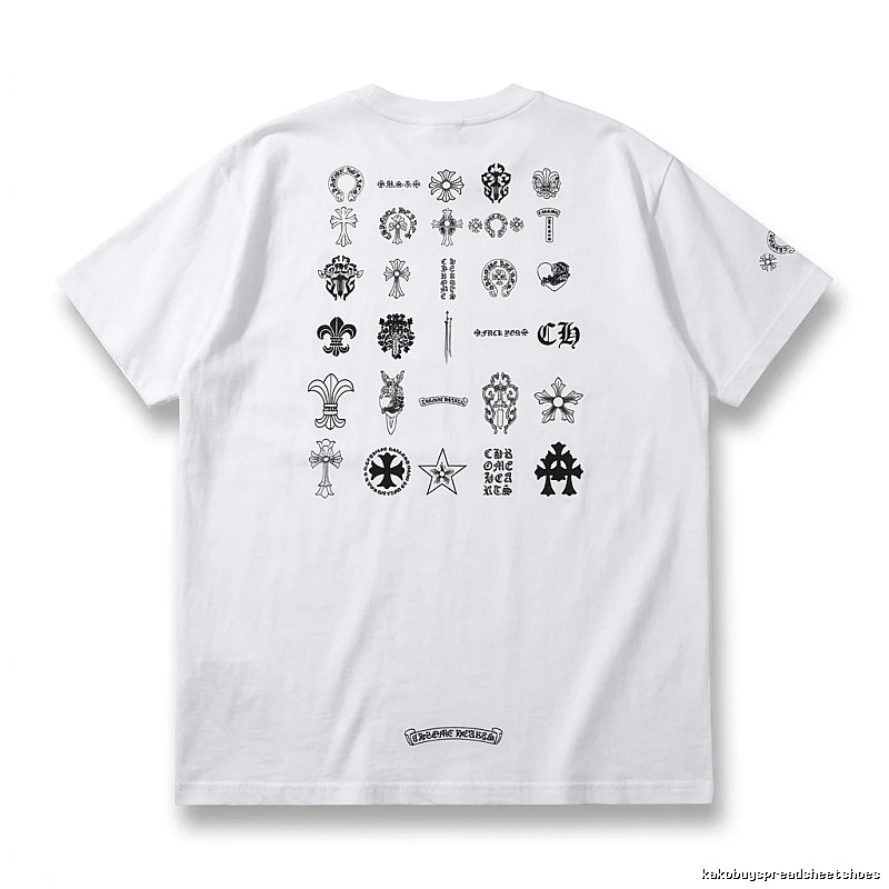 Chrome Hearts Dark Style White T-shirt