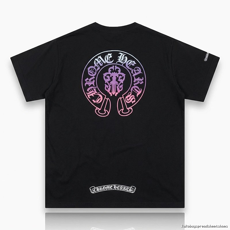 Chrome Hearts Dark Trendy Cool Black T-shirt