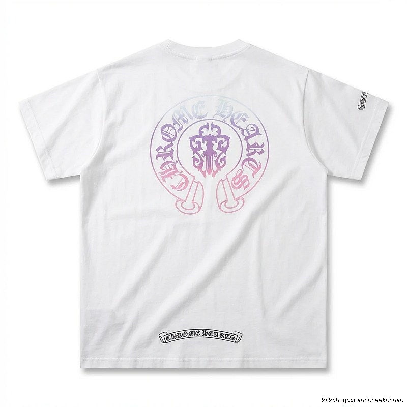 Chrome Hearts Gradient Retro White T-shirt