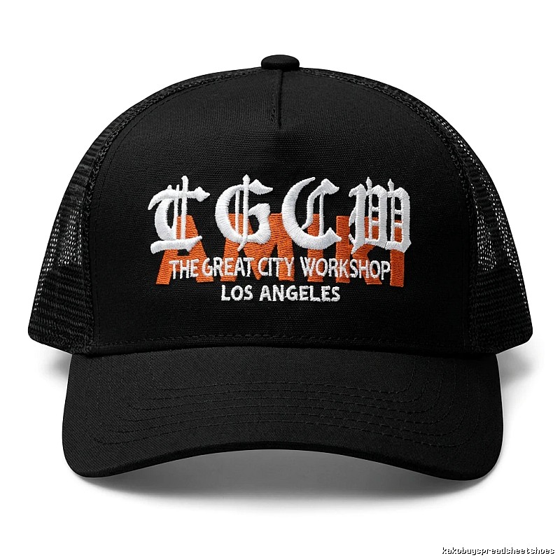 Chrome Hearts retro-style black hat