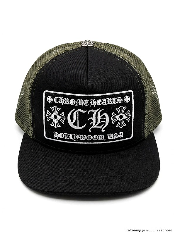 Chrome Hearts Retro Style Black Hat