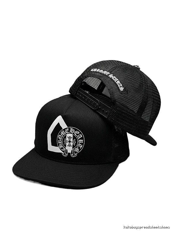 Chrome Hearts Retro Style Black Hat