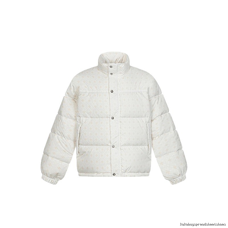 Chrome Hearts Retro Style White Cotton Coat